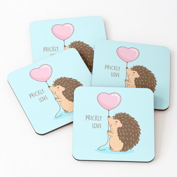 Item preview, Prickly Hedgehog Love - Opposites atrract! designed and sold by HappyLime.