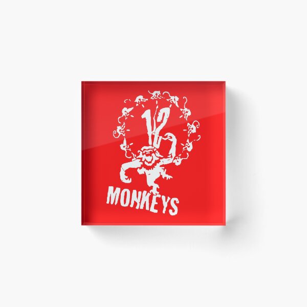 Item preview, Army of the 12 monkeys (white essential graffity) designed and sold by frikybomb.