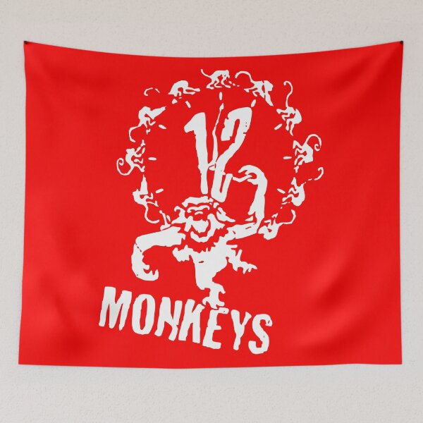 Item preview, Army of the 12 monkeys (white essential graffity) designed and sold by frikybomb.