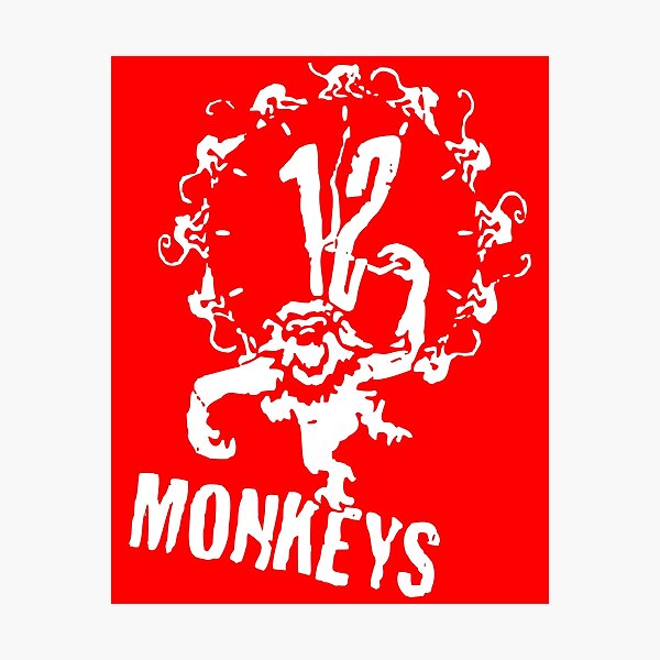 Item preview, Army of the 12 monkeys (white essential graffity) designed and sold by frikybomb.