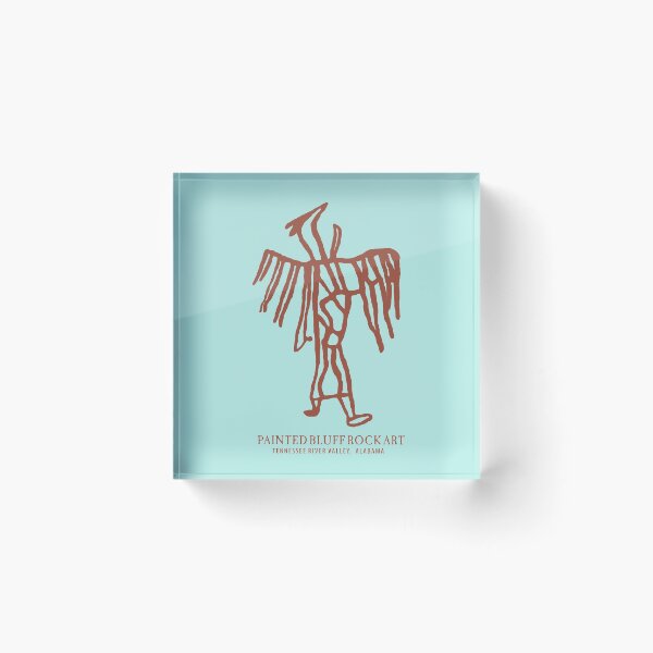 Item preview, Bird Man Hematite Pictograph - Painted Bluff, Alabama designed and sold by Duncan Bullock.