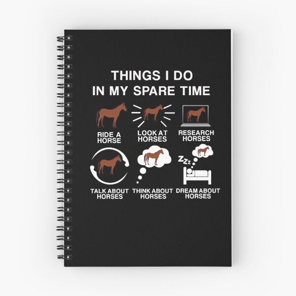 Item preview, THINGS I DO IN MY SPARE TIME FUNNY HORSE RIDING GIFT FOR WOMENS AND MENS designed and sold by pedrored369.