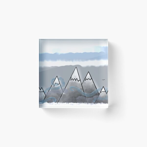 Item preview, Foggy Mountains designed and sold by The Homegrown Witch.