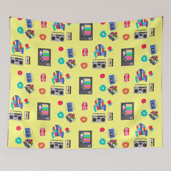 Item preview, Totally Tubular (1980s aesthetic) in yellow designed and sold by Alysha Newton.
