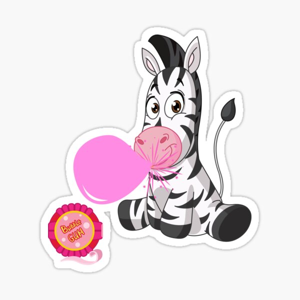 "Bubble gum, zebra gum, zebra bubble gum, forest, balloon, bobble