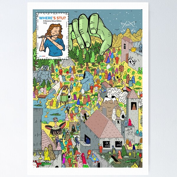 Item preview, WHERE'S STU? King Gizzard and The Lizard Wizard designed and sold by Willmxn.