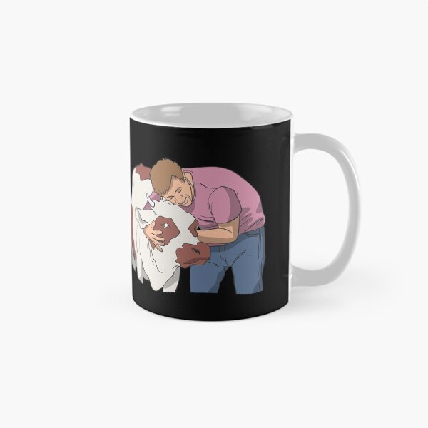 Item preview, Farmer hugs his cow designed and sold by Monkey Ful.