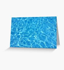Water Greeting Card