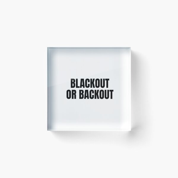 Item preview, Blackout or Backout designed and sold by KarolinaPaz.