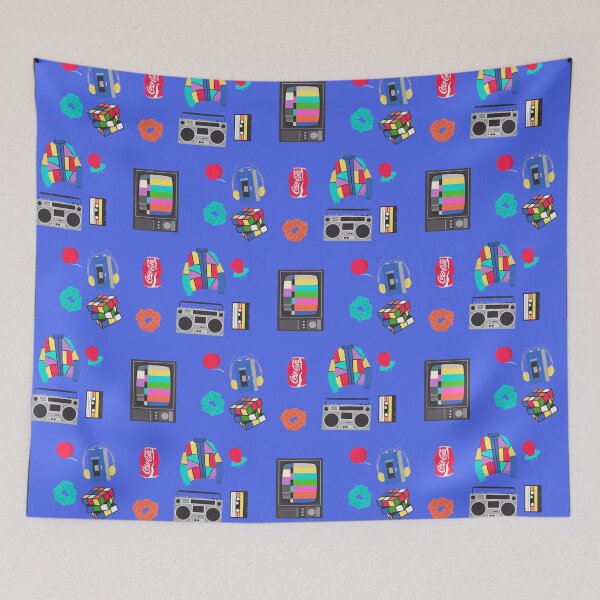 Item preview, Totally Tubular (1980s aesthetic) in blue designed and sold by Alysha Newton.
