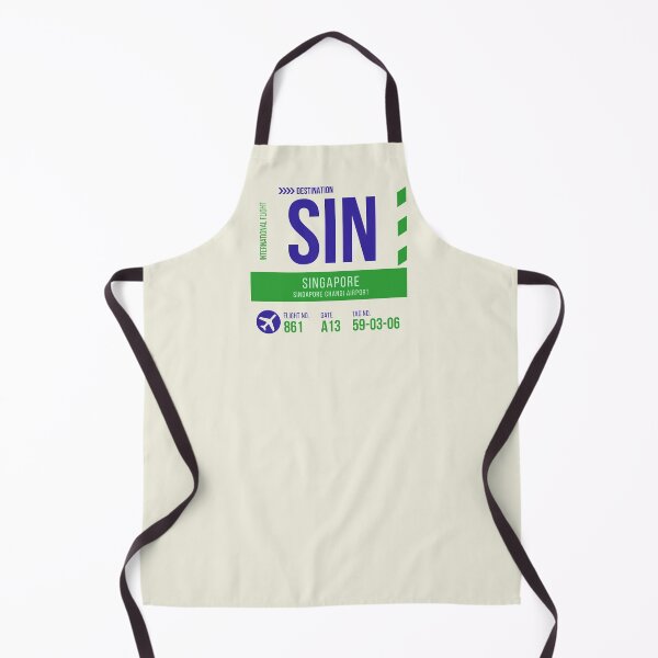 Item preview, Singapore City Changi Airport Stylish Luggage Tag (SIN) designed and sold by SLAG-Creative.