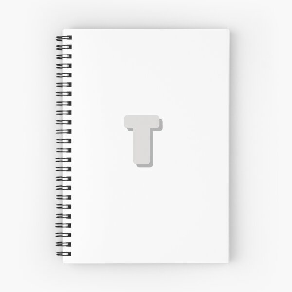 Item preview, Letter T in Grey designed and sold by katiekreates.