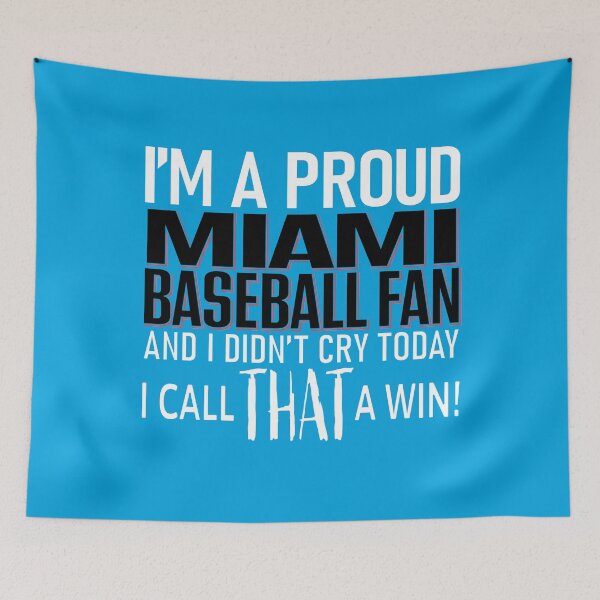Item preview, Proud Miami Baseball Fan Didn't Cry designed and sold by TryingDesigns.