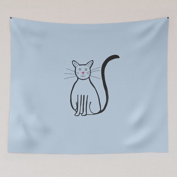 Item preview, Smiling black cat. designed and sold by Attenborough_Fan.