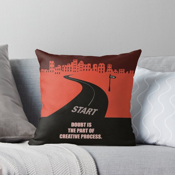Item preview, Doubt Is The Part Of Creative Process - inspirational Quotes designed and sold by Labno4.