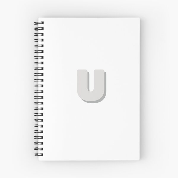 Item preview, Letter U in Grey designed and sold by katiekreates.