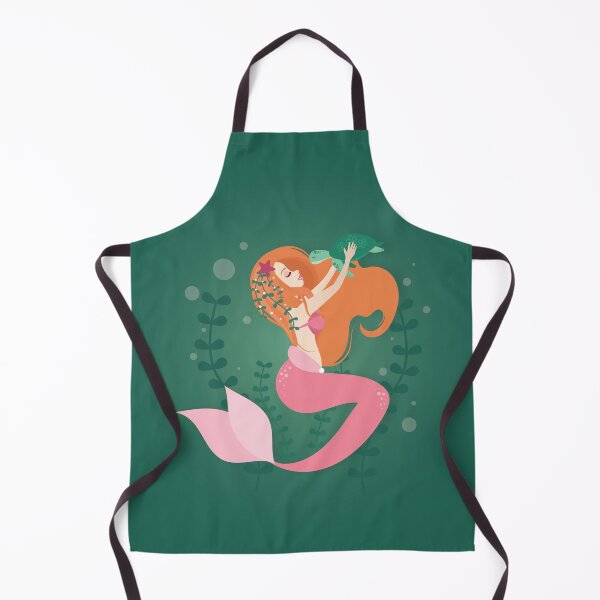 Item preview, Ginger Mermaid and Turtle designed and sold by drxgonfly.