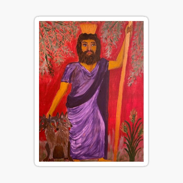Plouton/Hades God of the Underworld Sticker