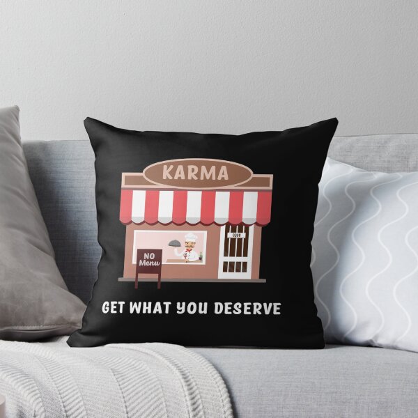 Item preview, Funny karma restaurant no menu joke designed and sold by Th3 Merch.