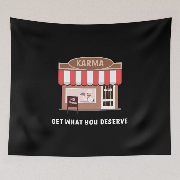 Item preview, Funny karma restaurant no menu joke designed and sold by Th3 Merch.