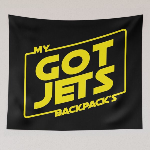 Item preview, My backpack's got jets! designed and sold by notoriousitees.