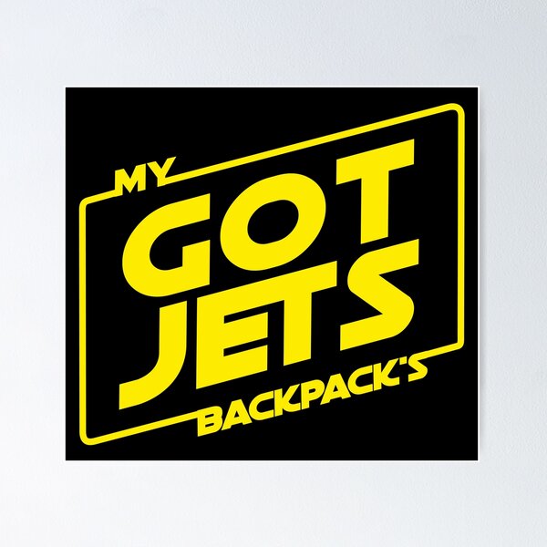 Item preview, My backpack's got jets! designed and sold by notoriousitees.