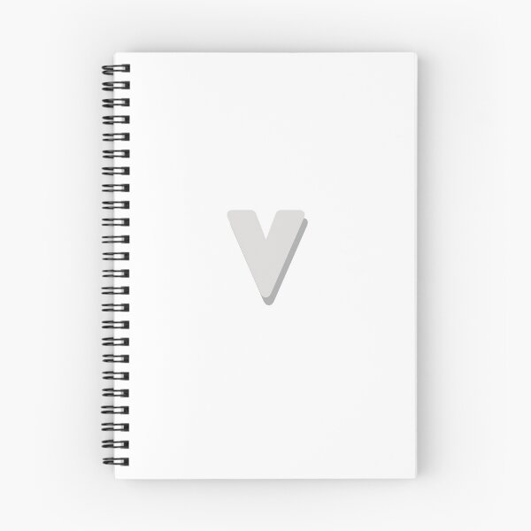 Artikelvorschau, Buchstabe V in Grau entworfen und verkauft von katiekreates.