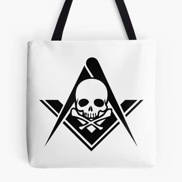 Item preview, Square and Compasses Skull and Crossbones designed and sold by AndrewCotten.