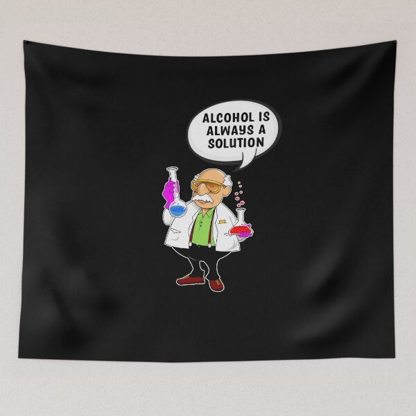 Item preview, Funny Alcohol is always a solution designed and sold by Th3 Merch.
