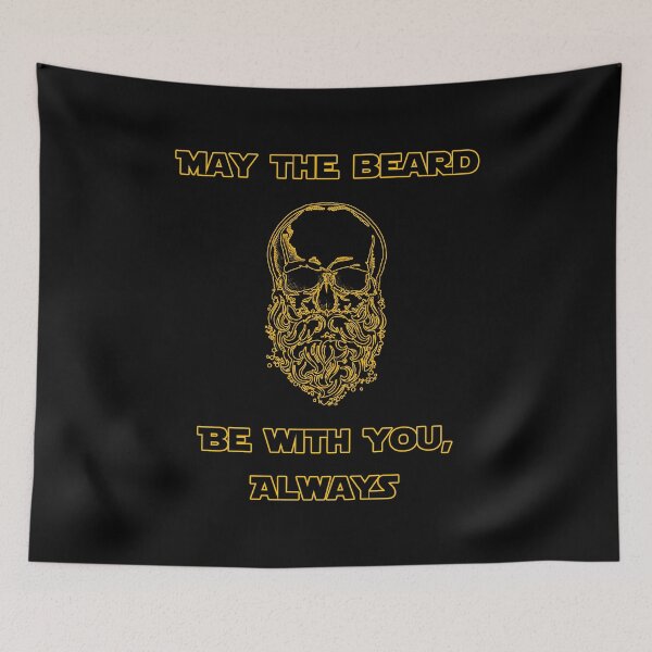Item preview, MAY THE BEARD BE WITH YOU ALWAYS designed and sold by NiceSign.