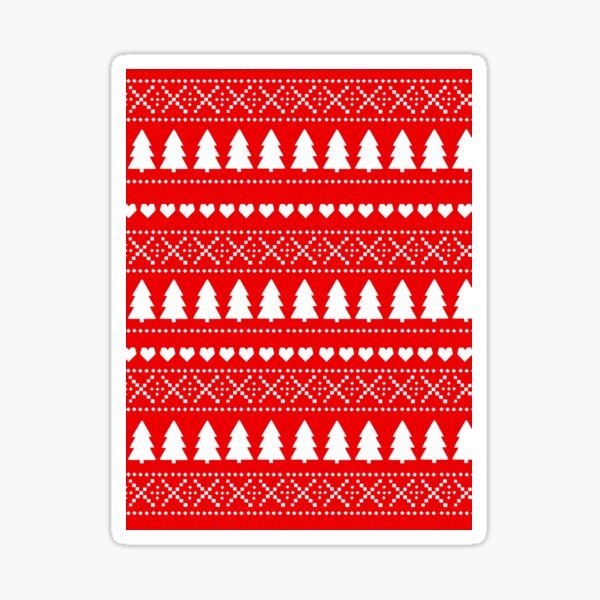 Artikel-Vorschau von Weihnachts-Fairisle-Druck, designt und verkauft von DeliriumDoodles.