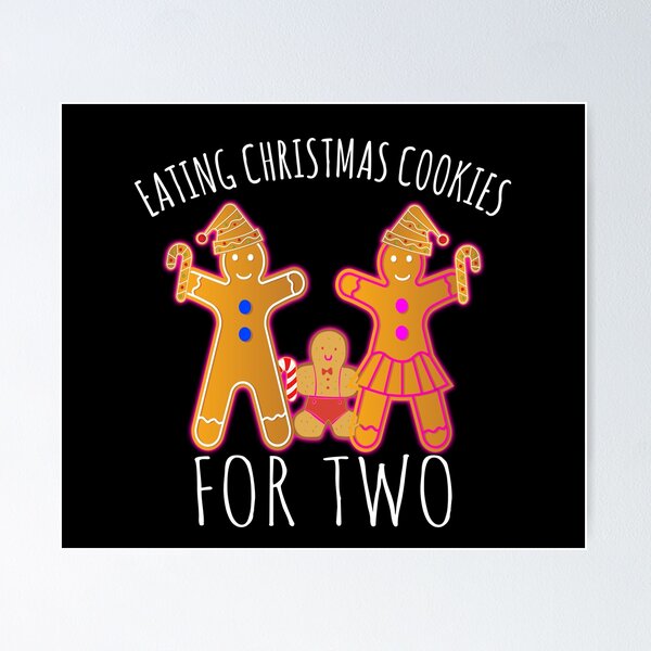 Item preview, Eating Christmas Cookies For Two designed and sold by ZenCloak.