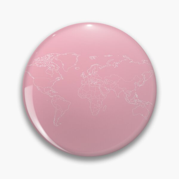 Item preview, The World Map on Pink designed and sold by Alo.