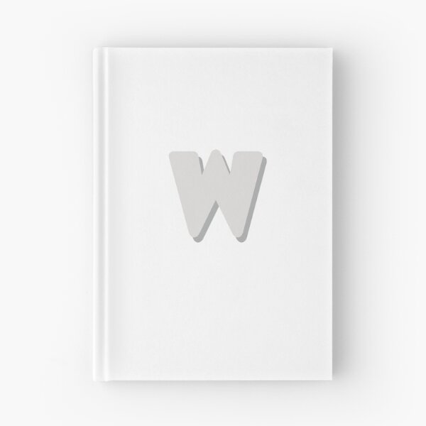 Item preview, Letter W in Grey designed and sold by katiekreates.