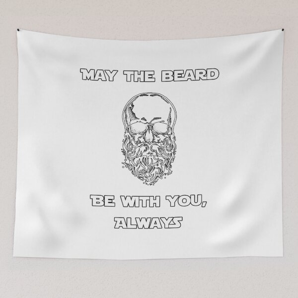 Item preview, MAY THE BEARD BE WITH YOU ALWAYS designed and sold by NiceSign.