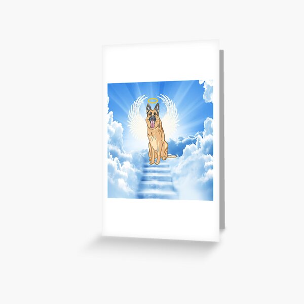 Item preview, German Shepherd Angel Dog | Beloved designed and sold by SerendipityNow.