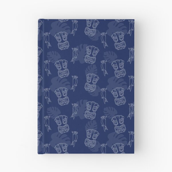 Item preview, Boy Tiki Pattern with Birds 06 - Dark Blue designed and sold by drxgonfly.