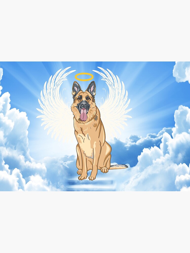 German Shepherd Angel Dog  Beloved Jigsaw Puzzle for Sale by