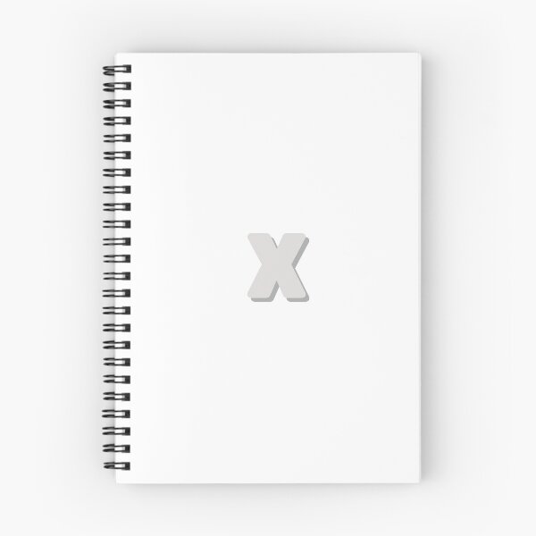 Item preview, Letter X in Grey designed and sold by katiekreates.