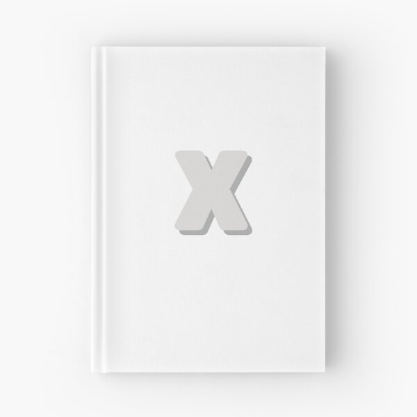 Item preview, Letter X in Grey designed and sold by katiekreates.
