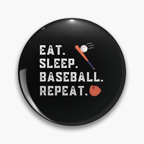 Item preview, Eat Sleep Baseball Repeat designed and sold by Sutra-Lotus-Co.
