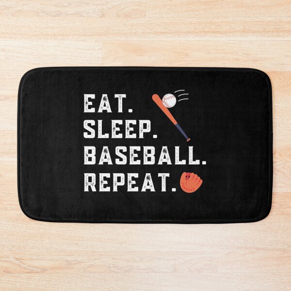 Item preview, Eat Sleep Baseball Repeat designed and sold by Sutra-Lotus-Co.
