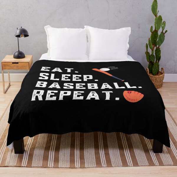 Item preview, Eat Sleep Baseball Repeat designed and sold by Sutra-Lotus-Co.