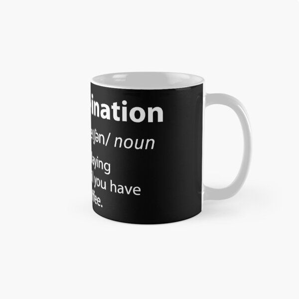 Item preview, Procaffeination Procrastination Coffee Funny Dictionary Definition  designed and sold by TravelScientist.
