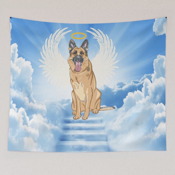 Item preview, German Shepherd Angel Dog | Beloved designed and sold by SerendipityNow.