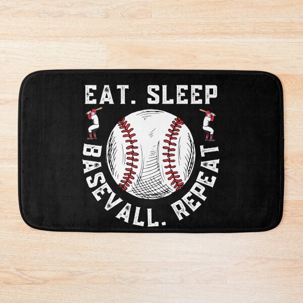 Item preview, Eat Sleep Baseball Repeat designed and sold by Sutra-Lotus-Co.