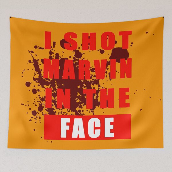 Item preview, I Shot Marvin in the Face Pulp Fiction designed and sold by docBrown00.
