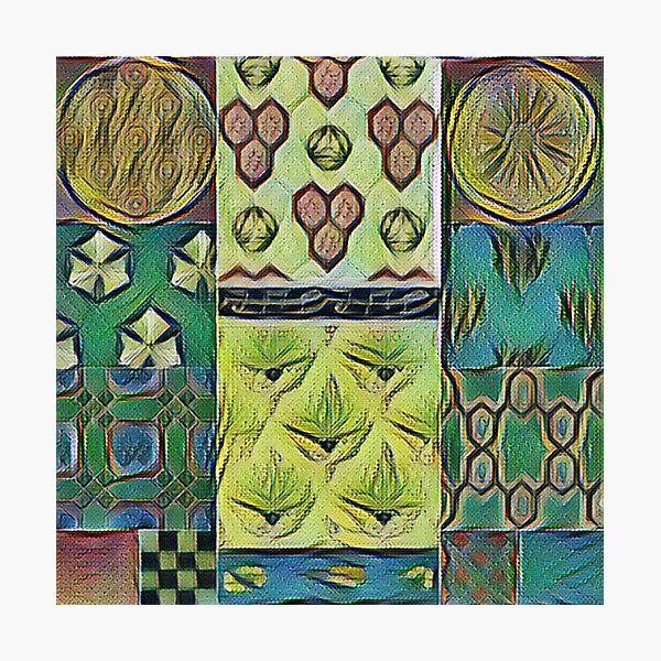 Item preview, Stained Glass Abstract Art designed and sold by MaxnGeorge.