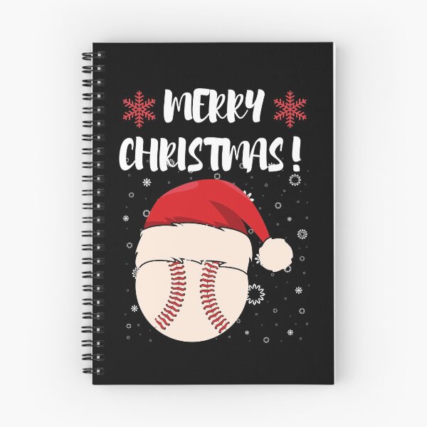 Item preview, Merry Christmas Baseball Illustration designed and sold by Sutra-Lotus-Co.