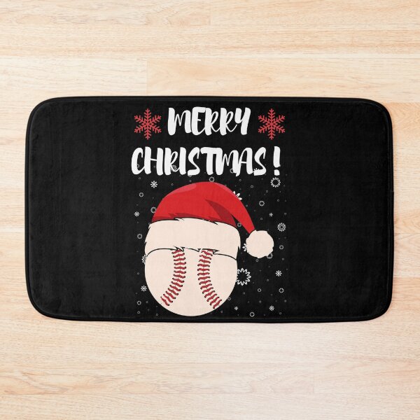 Item preview, Merry Christmas Baseball Illustration designed and sold by Sutra-Lotus-Co.